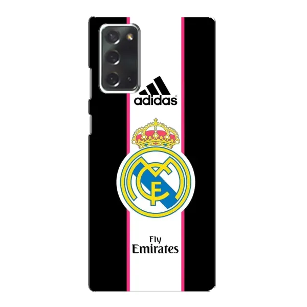 Чохол з принтом «Лого Real Madrid» для Samsung Galaxy Note 20