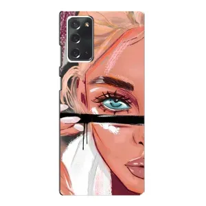 Чехол с печатью для Samsung Galaxy Note 20 - (Мода) (AlphaPrint) (Макияж)