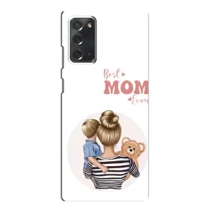 Чехлы для мамы на Samsung Galaxy Note 20 (Мама и сын)