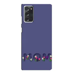 Чехлы для мамы на Samsung Galaxy Note 20 (Мама в цветах)