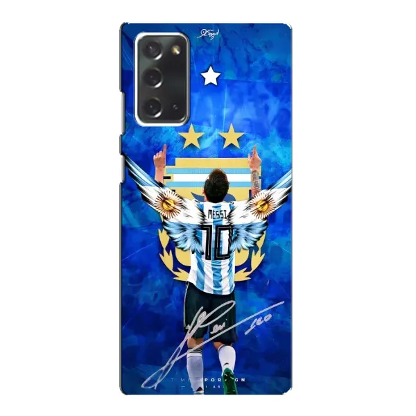 Чохол з принтом «Мессі збірна» для Samsung Galaxy Note 20
