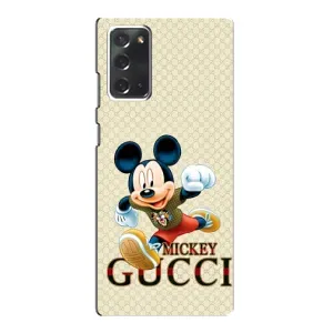 Чехол Disney Mouse Samsung Galaxy Note 20 (PREMIUMPrint) (Mikki Gucci)