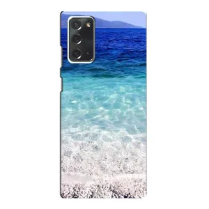 Силиконовый чехол с КАРТИНКАМИ лето для Samsung Galaxy Note 20 (AlphaPrint) (Море)
