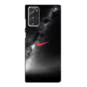 Чехол для Samsung Galaxy Note 20 - с принтом Найк (AlphaPrint) (Найк красный)