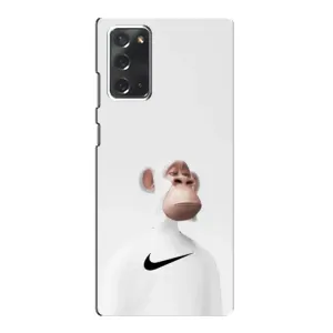 Чехлы с Обезьянами NFT для Samsung Galaxy Note 20 (AlphaPrint) (обезьяна NFT Nike)