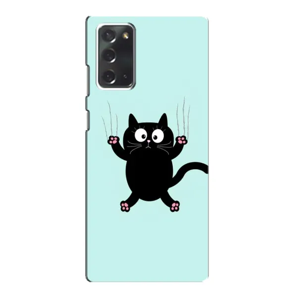 Чохол з принтом «Падаючий кіт» для Samsung Galaxy Note 20