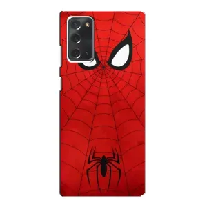 Чехол с человеком пауком для Samsung Galaxy Note 20 - (AlphaPrint) (Паук (Марвел))