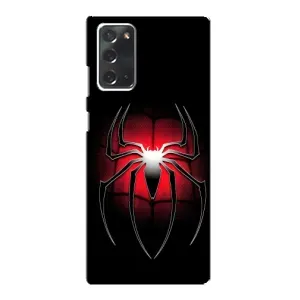 Чехол с человеком пауком для Samsung Galaxy Note 20 - (AlphaPrint) (Паук марвел)