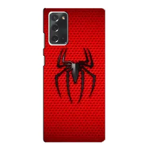 Чехол с человеком пауком для Samsung Galaxy Note 20 - (AlphaPrint) (Паук Марвел)