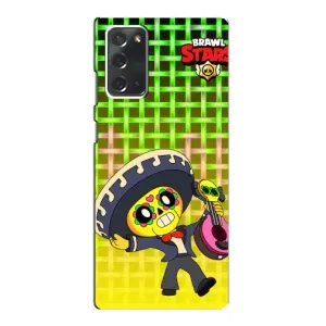 Чехлы Brawl Stars для Samsung Galaxy Note 20 (AlphaPrint) (Поко в самбреро)