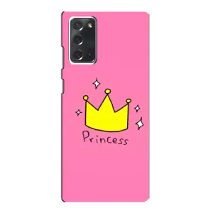 Чехол с картинкой (Стильные) для Самсунг Галакси Нот 20 - (AlphaPrint) (Princess)