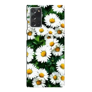 Чехол с картинкой (Стильные) для Самсунг Галакси Нот 20 - (AlphaPrint) (Ромашки)