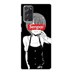 Чехлы Персонажи Аниме Наруто для Samsung Galaxy Note 20 (AlphaPrint) (Senpai)