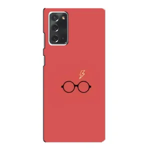 Чехлы с Гарри Поттером для Samsung Galaxy Note 20 (AlphaPrint) (шрам и очки)