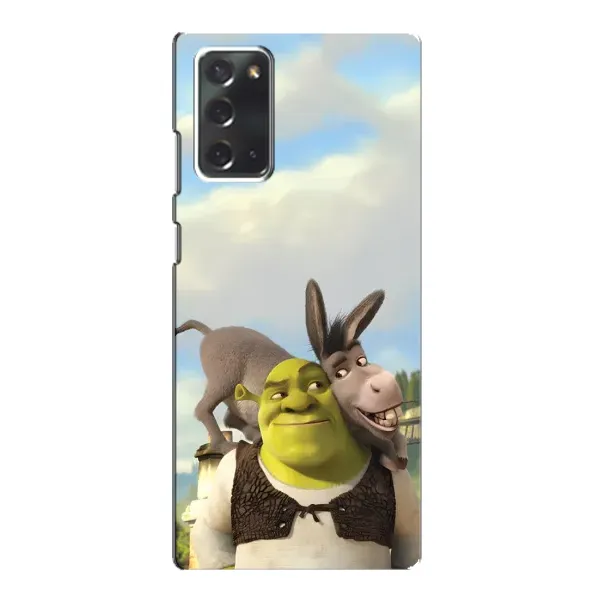 Чехол с принтом «Шрек и Осел» для Samsung Galaxy Note 20