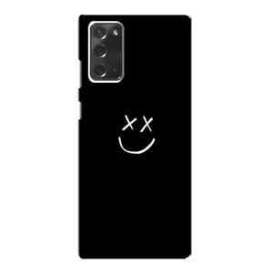 Чехол для Самсунг Галакси Нот 20 - (AlphaPrint) с печатью (ТОП продаж) (Смайл)