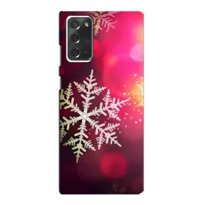 Новогодние Чехлы для Самсунг Галакси Нот 20 (VPrint) (Снежинка)