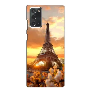 Чехол Эйфелева Башня для Samsung Galaxy Note 20 - (AlphaPrint) (Солнечная башня)