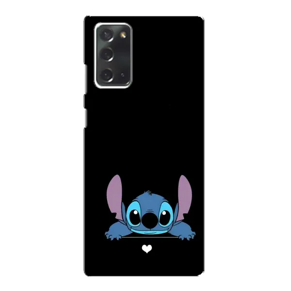 Чехол с принтом «Стич на черном» для Samsung Galaxy Note 20
