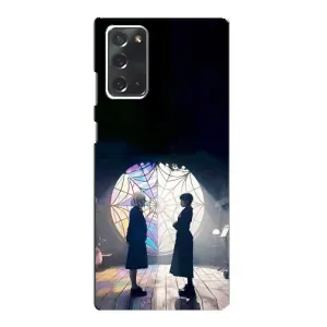 Чехлы Венсдей на Samsung Galaxy Note 20 Уэнсдей (AlphaPrint) (Уэнздей и Инид)