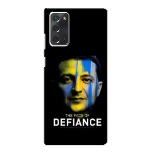 Чехол для Samsung Galaxy Note 20 (AlphaPrint - с принтом Зеленского) (В. Зеленский)