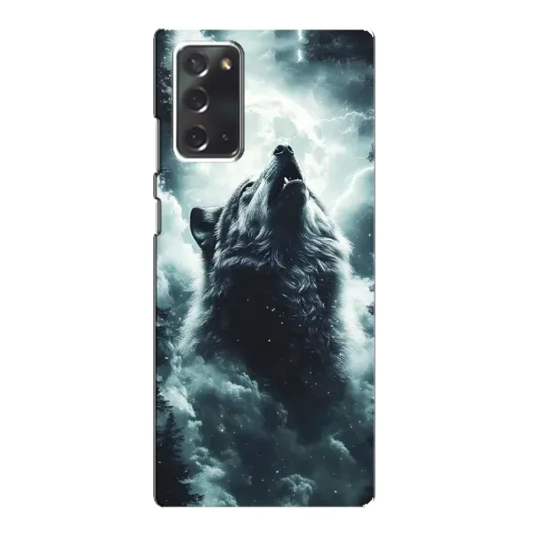 Чохол з принтом «Вовк у хмарах» для Samsung Galaxy Note 20 Чохол з принтом «Вовк у хмарах» для Samsung Galaxy Note 20