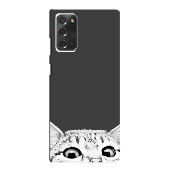 Чохол з принтом «Виглядає котик» для Samsung Galaxy Note 20