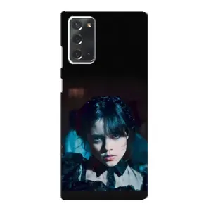Чехлы Венсдей на Samsung Galaxy Note 20 Уэнсдей (AlphaPrint) (взгляд Уэнздей)