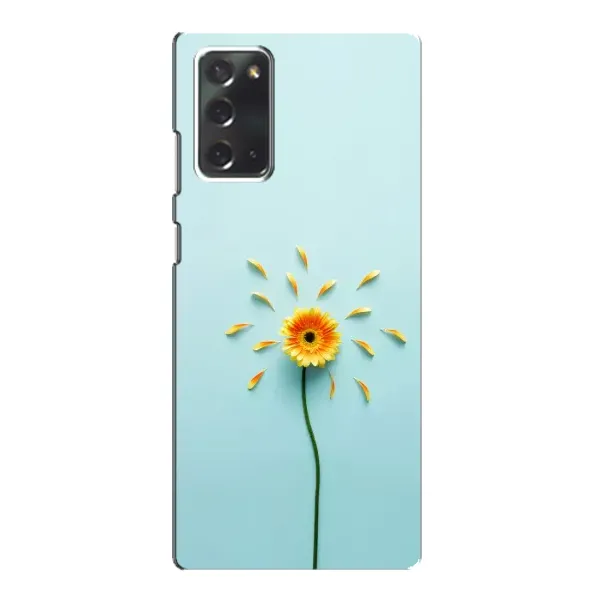 Чехол с принтом «Желтый цветок» для Samsung Galaxy Note 20