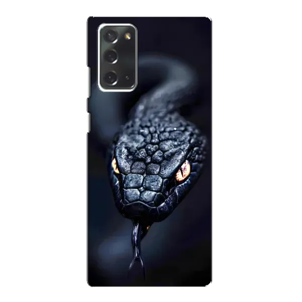 Чохол з принтом «Чорна змія» для Samsung Galaxy Note 20 Чохол з принтом «Чорна змія» для Samsung Galaxy Note 20