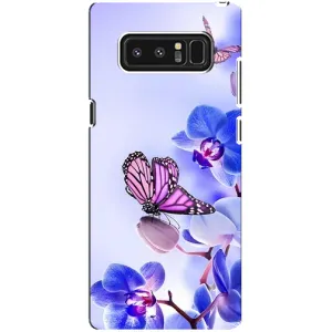 Чохли з квітами для samsung Galaxy Note 8 (VPrint) (Метелик на квітах)