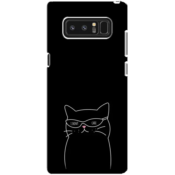 Чохол з принтом «Байдужий кіт» для Samsung Galaxy Note 8 (N950)