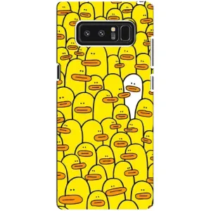 Чохол з принтом для Самсунг Ноут 8, N950 - (Прикольні) (AlphaPrint) (Біла уточка)