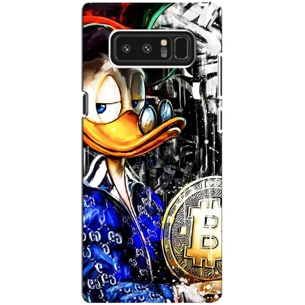 Чехол с принтом «Биткойн Скрудж» для Samsung Galaxy Note 8 (N950)