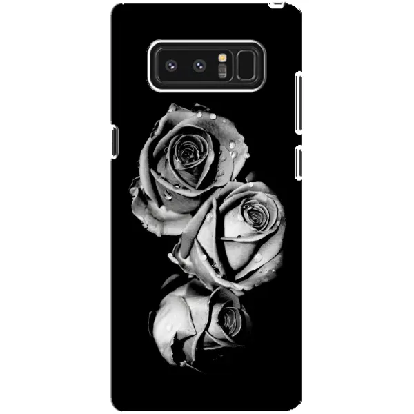 Чохол з принтом «Чорна троянда» для Samsung Galaxy Note 8 (N950)