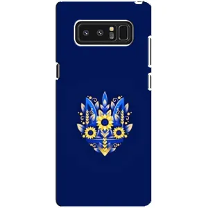 Чохли для samsung Galaxy Note 8 Укр. Символіка (AlphaPrint) (Квітковий Герб)