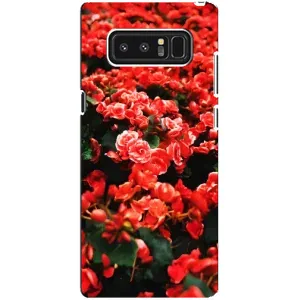 Чохли з квітами для samsung Galaxy Note 8 (VPrint) (Квіти червоні)