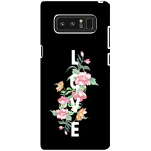 Чехлы для любимой на Самсунг Ноут 8, N950 (VPrint) (Квіти LOVE)