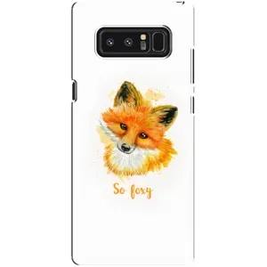 Чохли з картинкою Лисичка для samsung Galaxy Note 8 (VPrint) (Дівчинка Лиса)