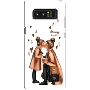 Чохол з друком для samsung Galaxy Note 8 - (Мама з дитинкою) (AlphaPrint) (Донька і мама)