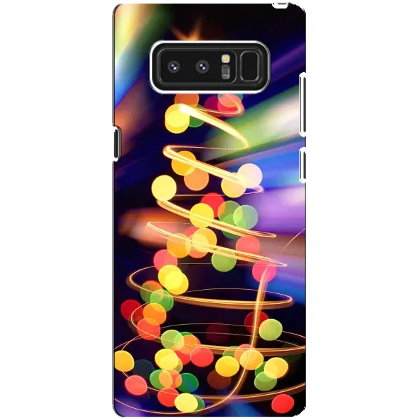 Чохол з принтом «Ялинка в огоньках» для Samsung Galaxy Note 8 (N950)