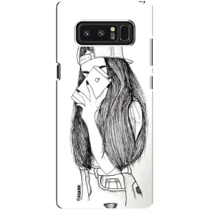 Чохол з друком для samsung Galaxy Note 8 - (Мода) (AlphaPrint) (Фото дівчини)