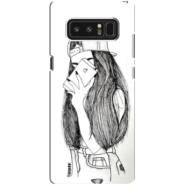 Чохол з принтом «Фото дівчини» для Samsung Galaxy Note 8 (N950)