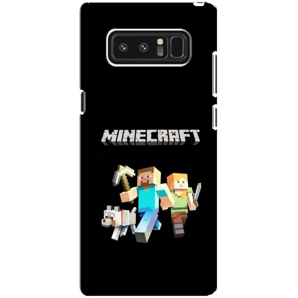 Чехол с принтом «герои Minecraft» для Samsung Galaxy Note 8 (N950)