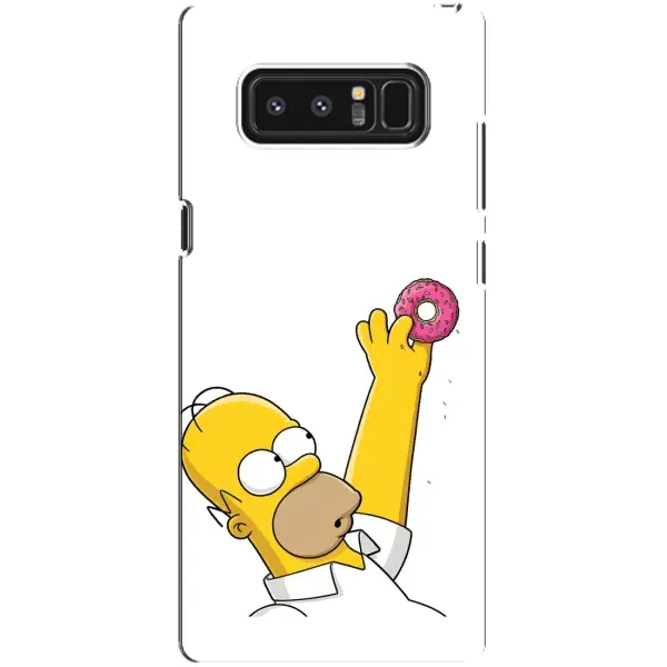 Чохол з принтом «Гомер з пончиком» для Samsung Galaxy Note 8 (N950)
