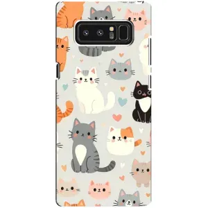 Чохол з принтом «Колаж котів» для Samsung Galaxy Note 8 (N950)