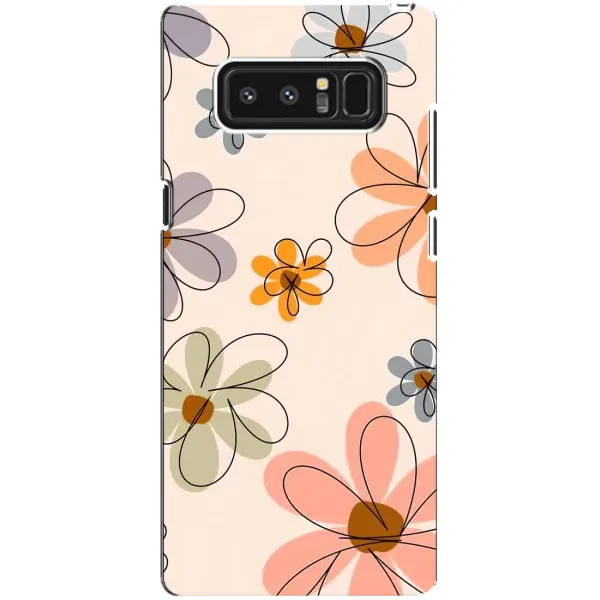 Чохол з принтом «Кольорові квіти» для Samsung Galaxy Note 8 (N950)