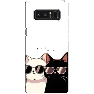 Чохол з принтом «Коти в окулярах» для Samsung Galaxy Note 8 (N950)