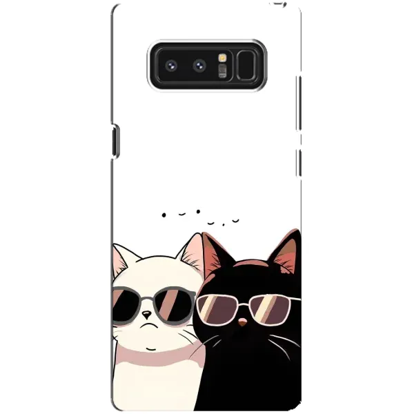 Чохол з принтом «Коти в окулярах» для Samsung Galaxy Note 8 (N950)