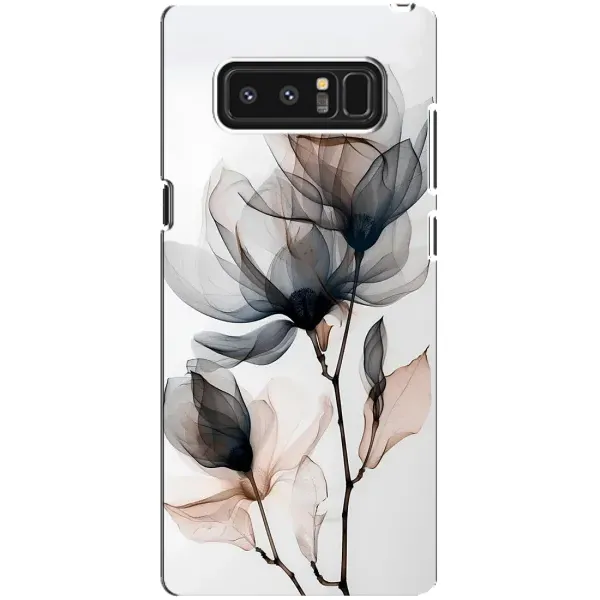 Чохол з принтом «Квіти на білому» для Samsung Galaxy Note 8 (N950)